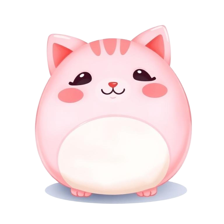 Pink Cat Squishy